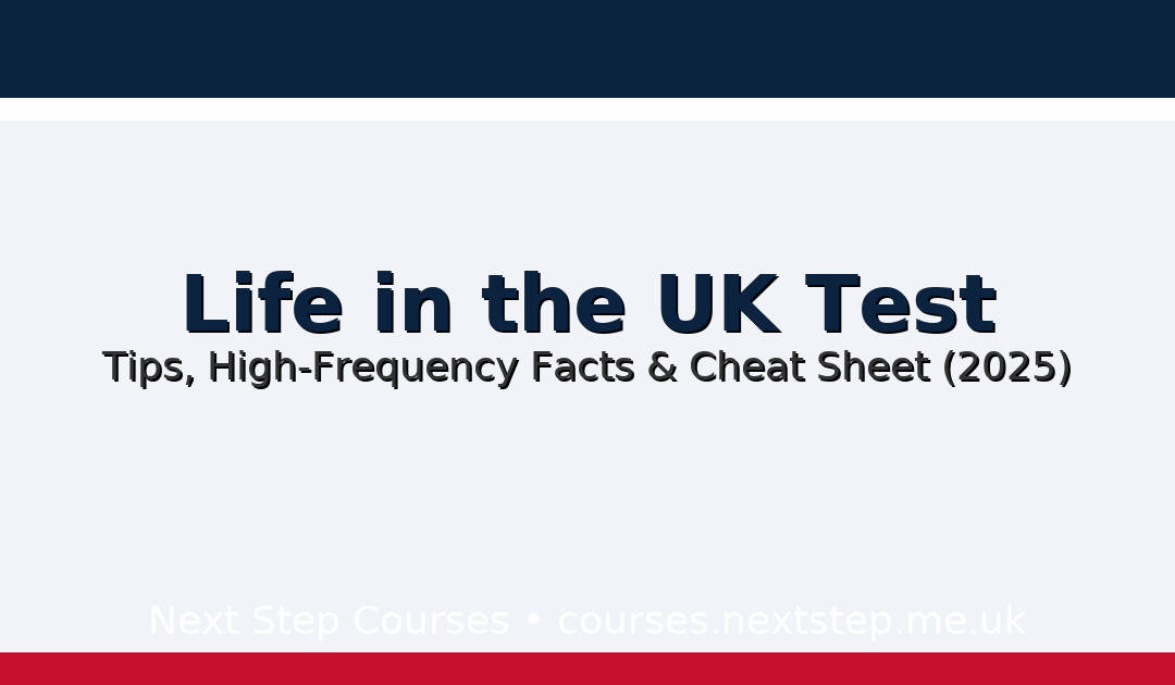 Life in the UK Test – Ultimate Cheat Sheet & Tips to Pass in 2025