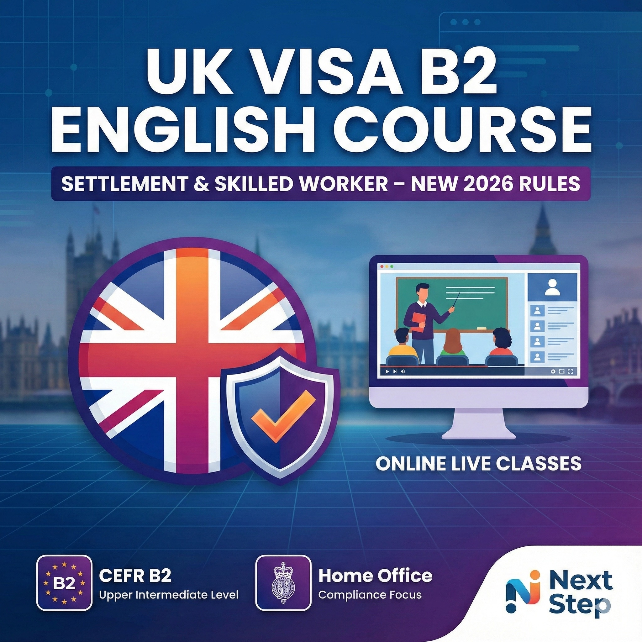 B1 English Course Online B2 English Course in the UK