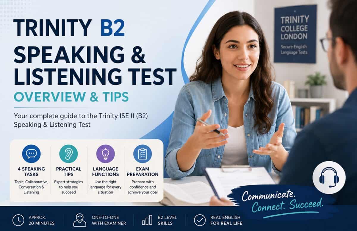Trinity B2 speaking and Listening Test