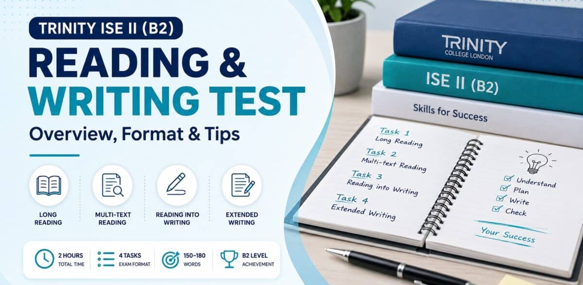 Trinity B2 Reading & Writing Test Overview and Tips